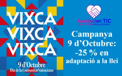 Campaña especial por el Día de la Comunitat Valenciana: adáptate a la nueva ley con un 25 % de descuento